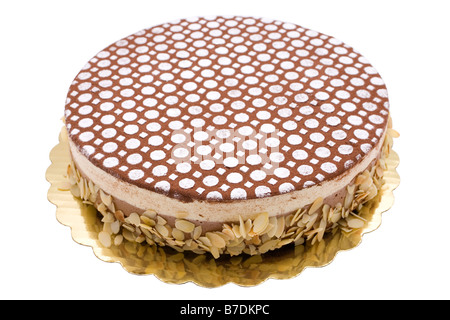 cake teacake teatime sugar sugary sweet sweets chocolate little small pieces dessert caramel eat eating tart taste tasty torte t Stock Photo