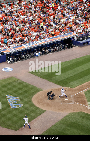 The Mets, Shea Stadium, Queens, New York City, USA Stock Photo