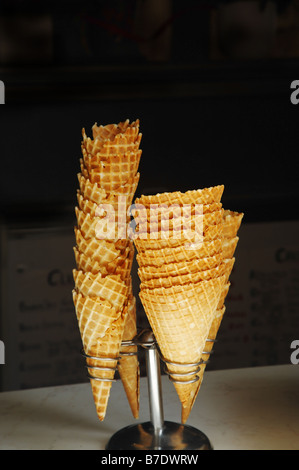 Ice cream cones, France Stock Photo