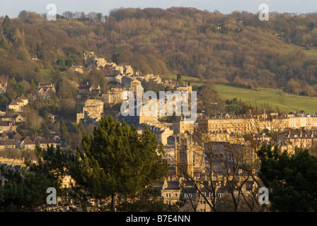 Bathwick Hill, Bath Stock Photo