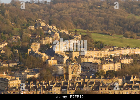 Bathwick Hill, Bath Stock Photo