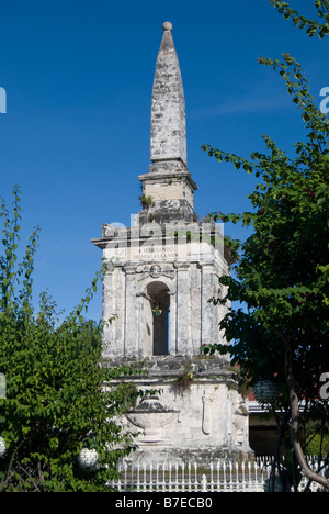 Magellan’s Marker, Mactan Shrine, Magellan Bay, Mactan Island, Cebu, Visayas, Philippines Stock Photo