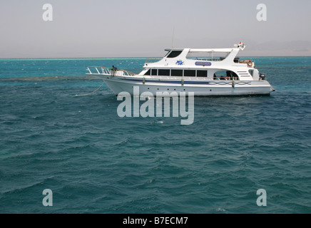 'motor boat', boat, sea, ocean, occean, 'red sea', marine, padi, dive, sharm, 'sharm el sheikh', leisure, cruise, vacacation, ho Stock Photo