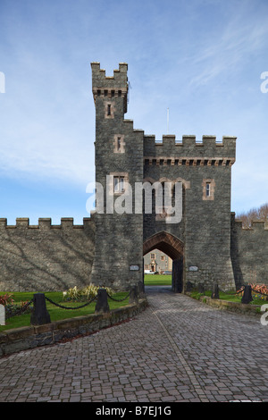 Gatehouse, Killyleagh castle, Killyleagh, Co. Down, Northern Ireland, UK, Europe Stock Photo