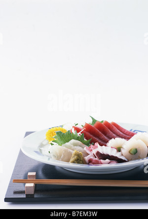 Assorted sashimi Stock Photo