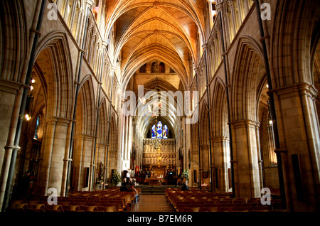 Interior of Southwark Cathedral, London Stock Photo