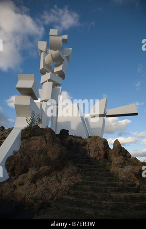 The Monumento al Campesino on Lanzarote Stock Photo