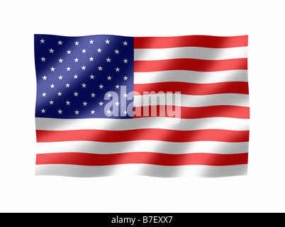 America American USA National Flag Stock Photo