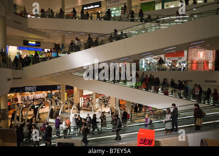 escalators, Dundrum Shopping Centre, Dublin, Ireland Stock Photo - Alamy