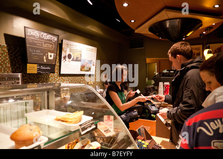 Starbucks cafe, Dundrum Shopping Centre, Dublin, Ireland Stock Photo