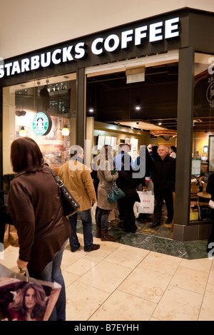 Starbucks cafe, Dundrum Shopping Centre, Dublin, Ireland Stock Photo