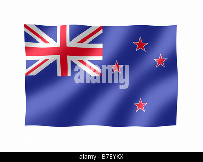 New Zealand Flag Stock Photo