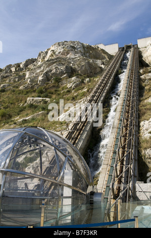 Panoramic Lift on Monte de San Pedro., La Coruña, Spain Stock Photo