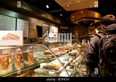 Starbucks cafe, Dundrum Shopping Centre, Dublin, Ireland Stock Photo