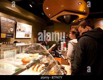 Starbucks cafe, Dundrum Shopping Centre, Dublin, Ireland Stock Photo