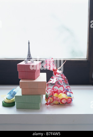 Gift boxes Stock Photo