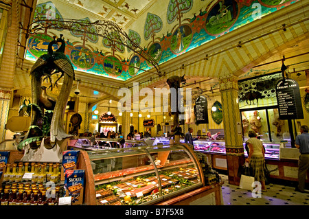 Harrods London most famous department store Knightsbridge  grocer grocery Stock Photo