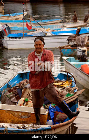 Fisherman Mazatlan Sinaloa Mexico Stock Photo