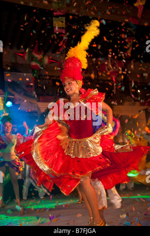 Dancing Old Town Plaza Machado Mazatlan Sinaloa Mexico Stock Photo