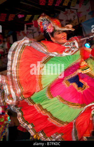 Dancing Old Town Plaza Machado Mazatlan Sinaloa Mexico Stock Photo