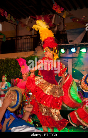 Dancing Old Town Plaza Machado Mazatlan Sinaloa Mexico Stock Photo