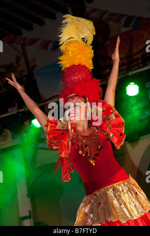 Dancing Old Town Plaza Machado Mazatlan Sinaloa Mexico Stock Photo