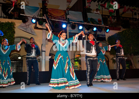 Dancing Old Town Plaza Machado Mazatlan Sinaloa Mexico Stock Photo