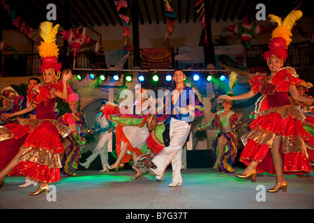 Dancing Old Town Plaza Machado Mazatlan Sinaloa Mexico Stock Photo