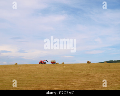 Autumn harvest in Fife Scotland Stock Photo