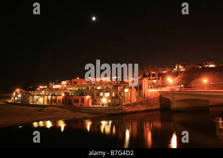 The seaside village of Capitola at night Stock Photo