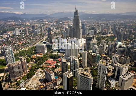 Kuala Lumpur from the KL Tower, Kuala Lumpur, Malaysia Stock Photo