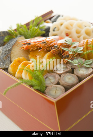 Traditional New Year's food Stock Photo