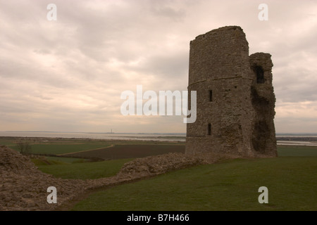 Hadleigh Castle, Essex, England. Site for London 2012 Olympics Mountain Bike event. Stock Photo