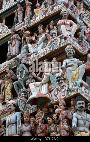 The Sri Mariamman Temple in Chinatown, Singapore Stock Photo