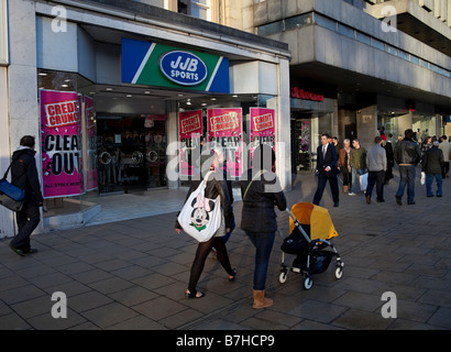 JJB Sports store, Edinburgh, Scotland, UK, Europe Stock Photo