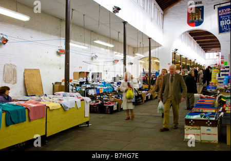 The Shambles indoor market in the typical English market town of ...