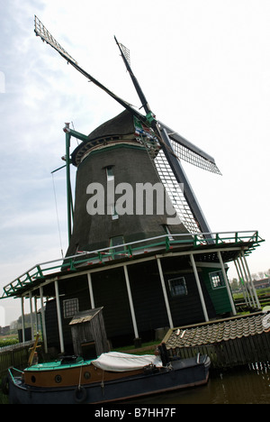 Windmill in The Netherlands Stock Photo