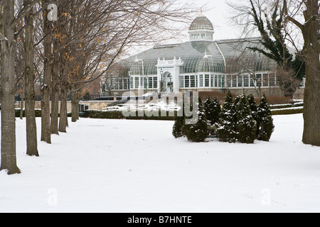 The Palm House at Franklin Park Conservatory Stock Photo