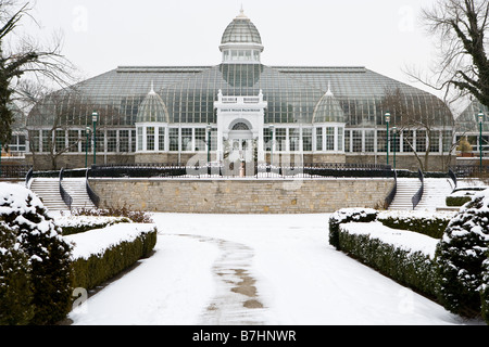 Palm House at the Franklin Park Conservatory Stock Photo