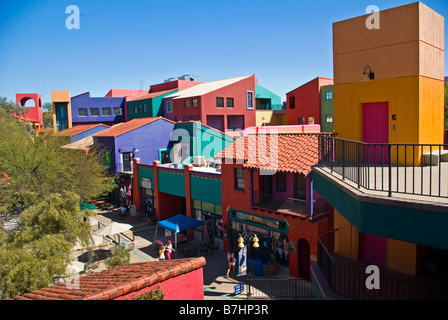 USA, Arizona, Tucson, Downtown city center, La Placita Village Stock Photo