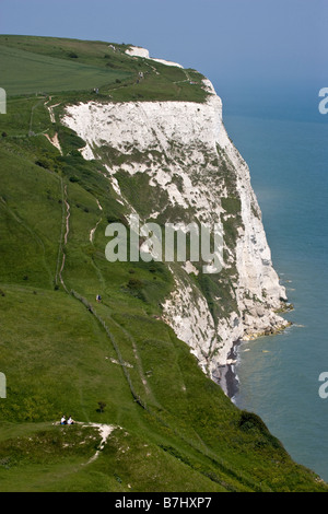 White Cliffs Dover Kent England Stock Photo