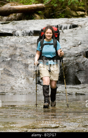 Woman Hiking, Pacific Rim National Park Reserve, BC Stock Photo - Alamy