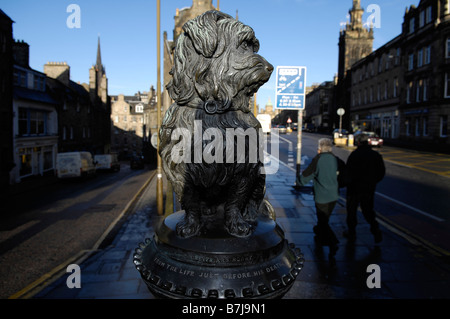 grey friars bobby statue in Edinburgh Stock Photo