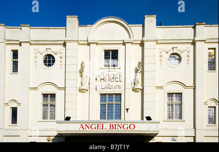 The bingo hall and cinema in the typical English market town of Devizes Wiltshire England UK Stock Photo