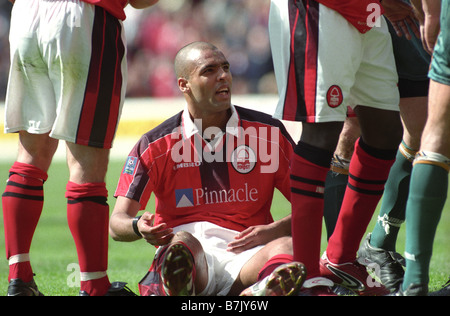 Nottingham Forest v Wolves 13 4 98 3 0 Pierre van Hooijdonk Stock Photo