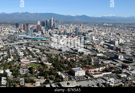 Aerial view of skyscrapers and urban sprawl, Aventura, Miami, Florida ...