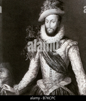 SIR WALTER RALEIGH  English courtier, navigator and poet 1552-1618 Stock Photo