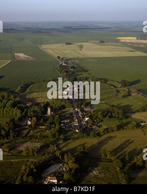 Avebury stone circle and village Stock Photo