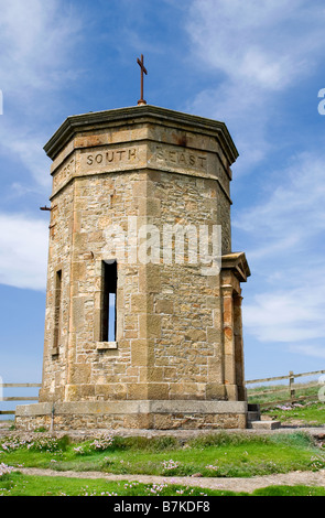 The Tower of The Winds / The Compass Point Tower at Bude, Cornwall UK. Stock Photo