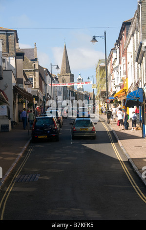 fore street , kingsbridge s.devon Stock Photo
